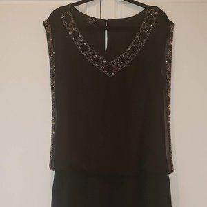 JKARA Beaded Cocktail Dress